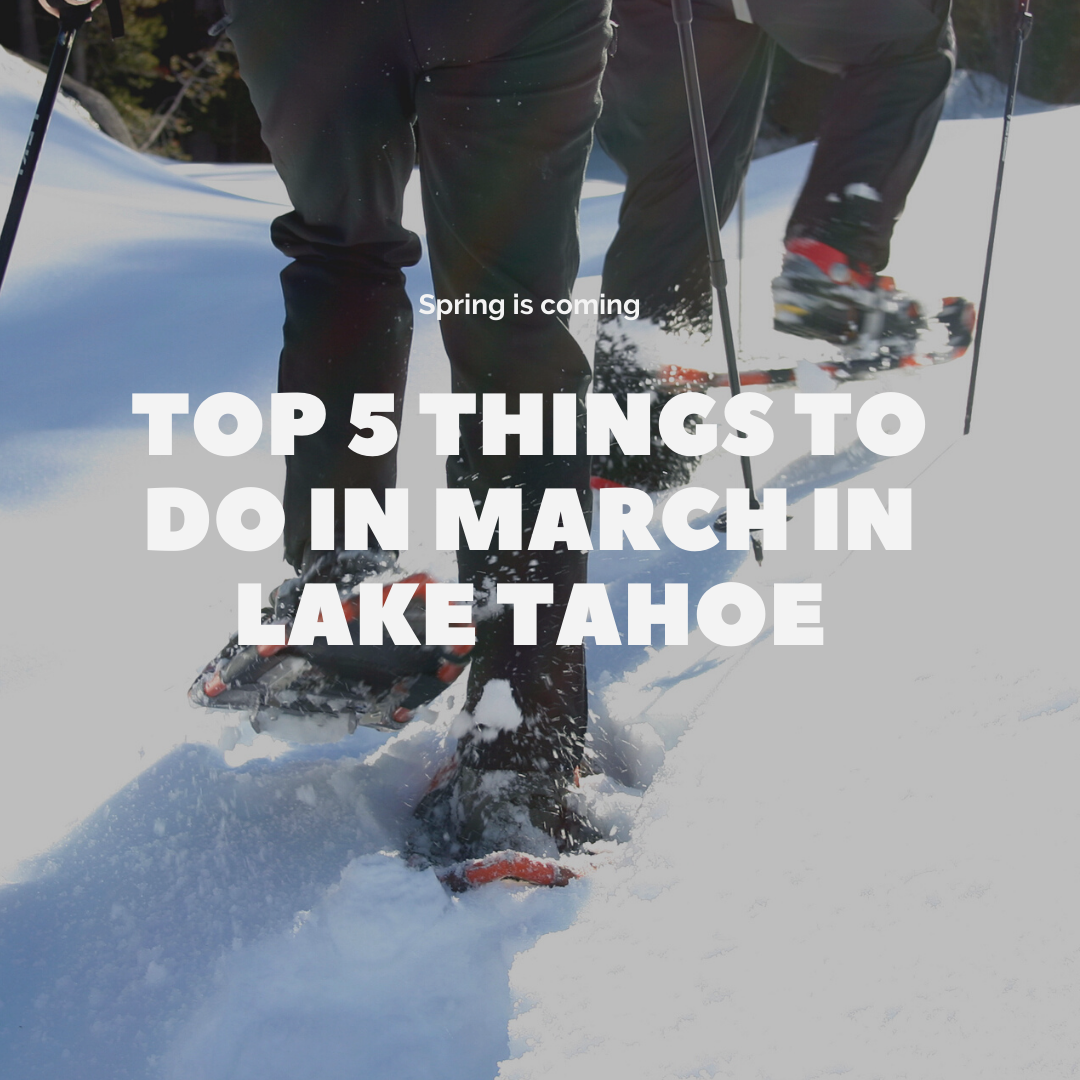 Top 5 things to do in March in South Lake Tahoe • South Shore Lake